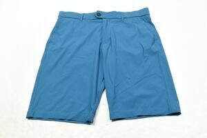 Greyson Golf Shorts Mens 33 Blue Stretch Performance Regular Fit Wolf